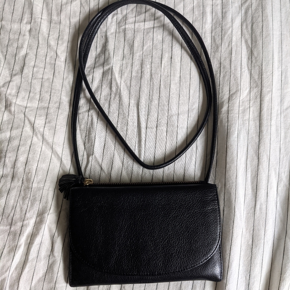 Fossil Leather Crossbody Wallet Purse
